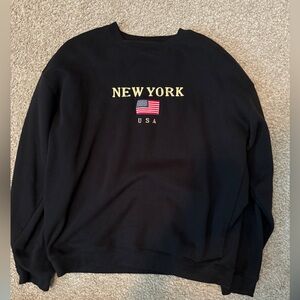 New York Black Sweatshirt Size XL
